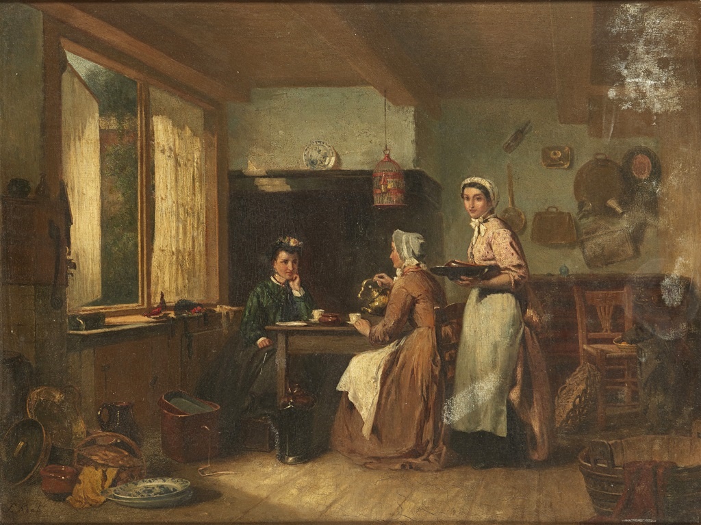  SPIKE KOOL (DUTCH 1863 -1902) | IN THE COFFEE-HOUSE